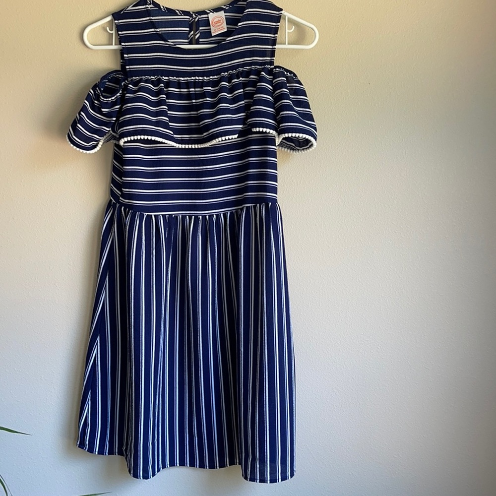 wonder nation xl 14-16 dark blue and white